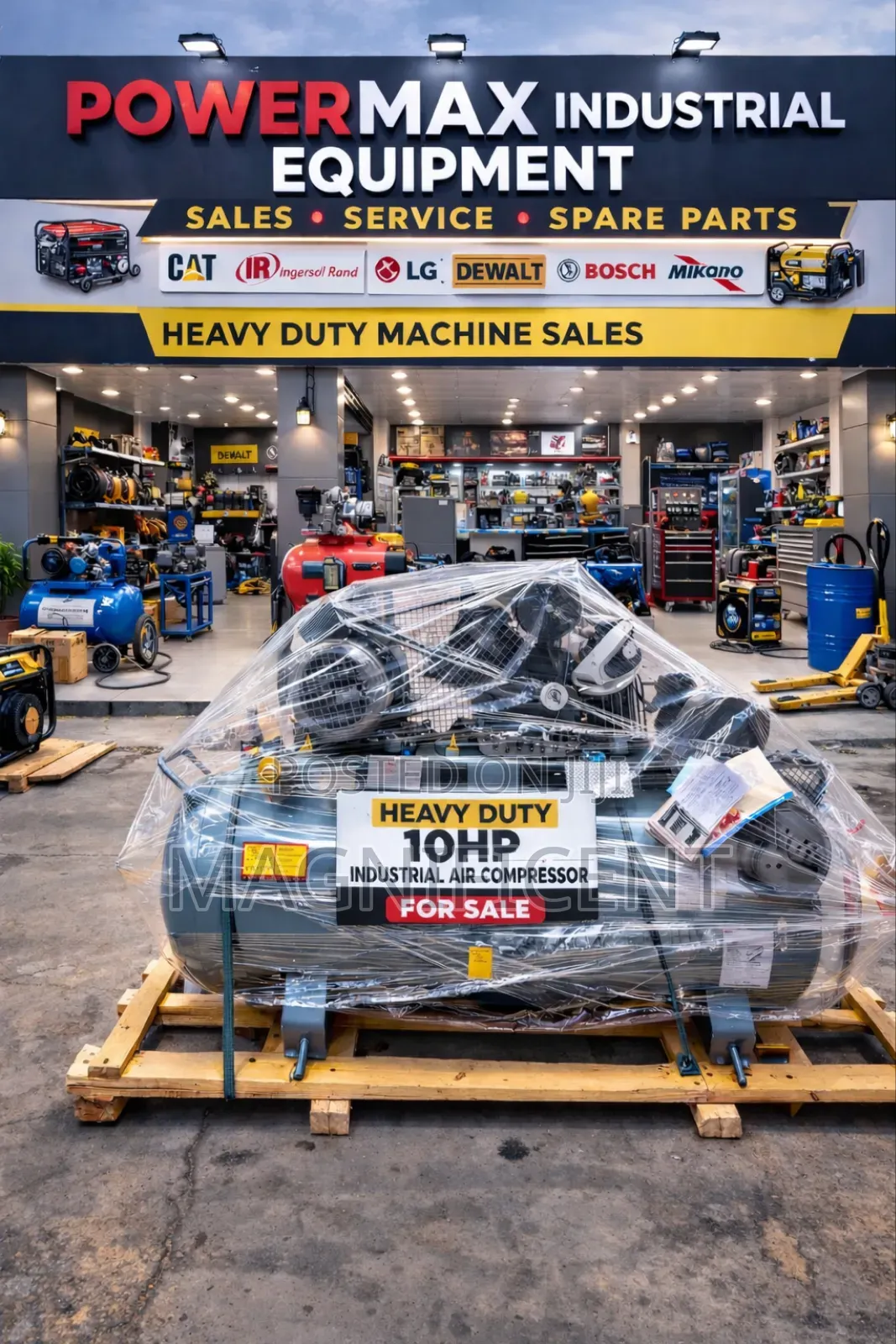 Powerful 10hp Industrial Air Compressor – Durable Efficient