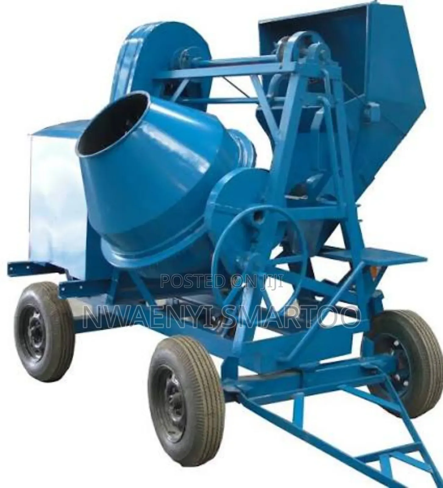 Concrete Mixer With Lifting Hoist
