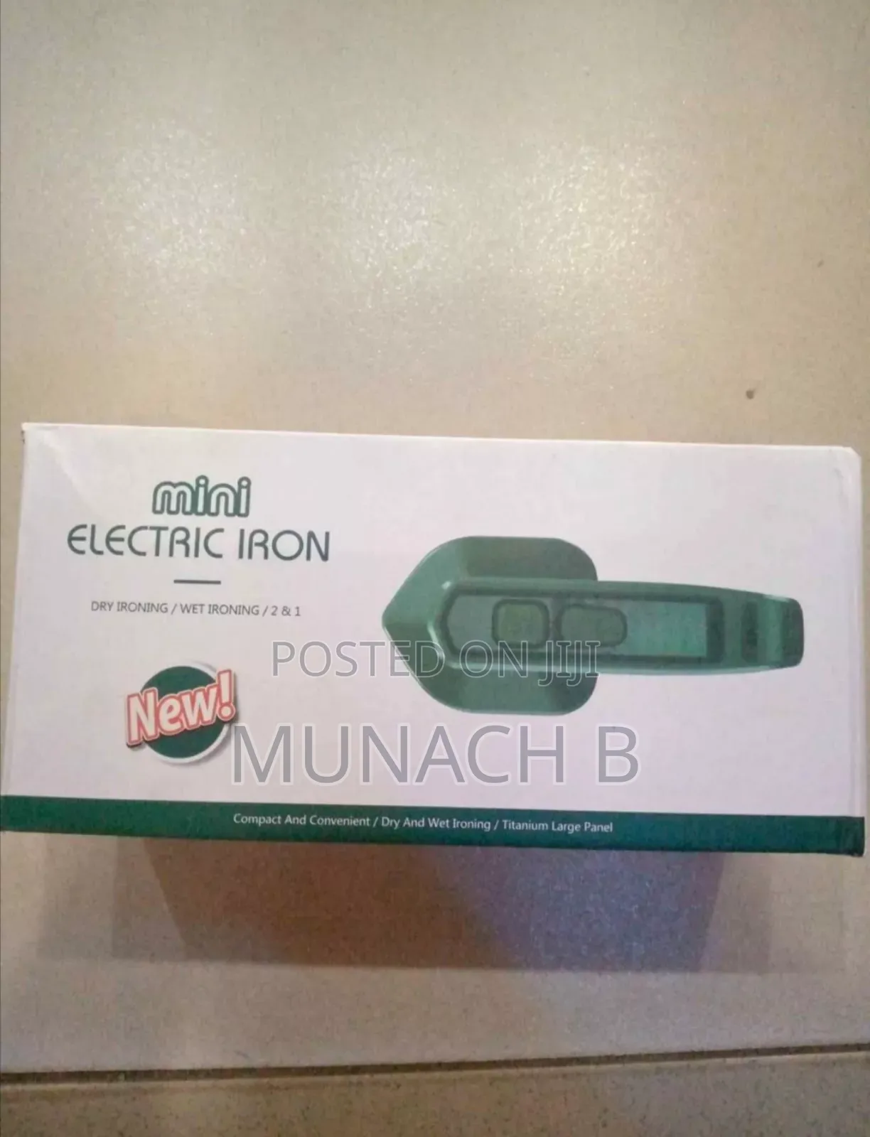 Potable Steam Iron