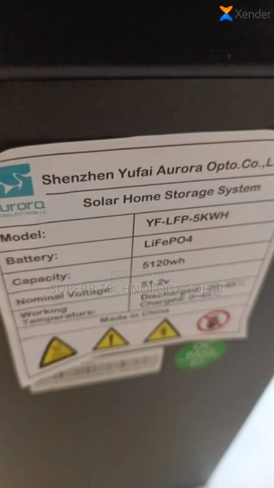 5kwh 48v Aurora Lithium Battery Available