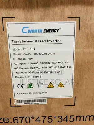 10kva/48v Inverter Cworth Energcy