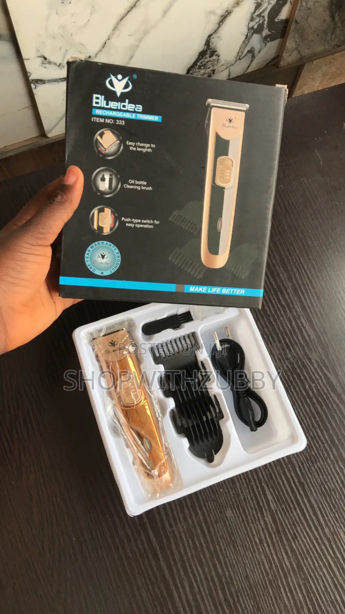 Blue Idea Rechargeable Clipper