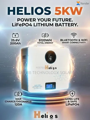 24v 5kwh Helios Lithium Battery Available