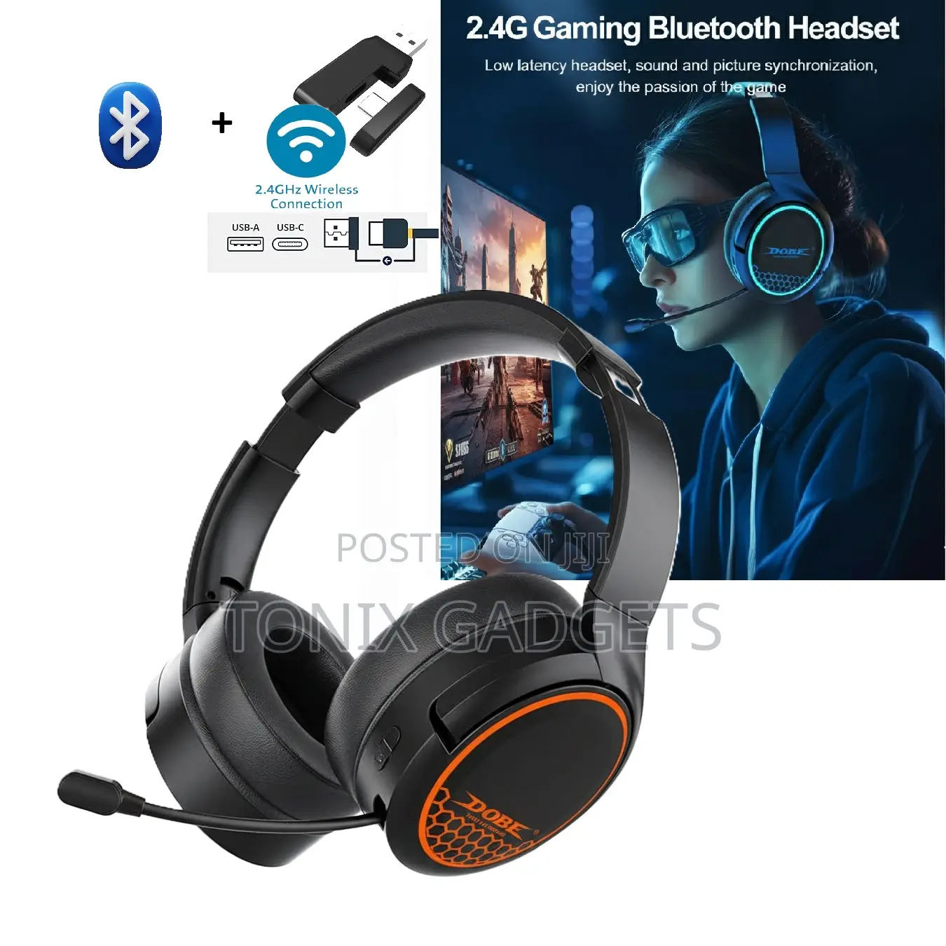 Dobe Wireless Gaming Headset