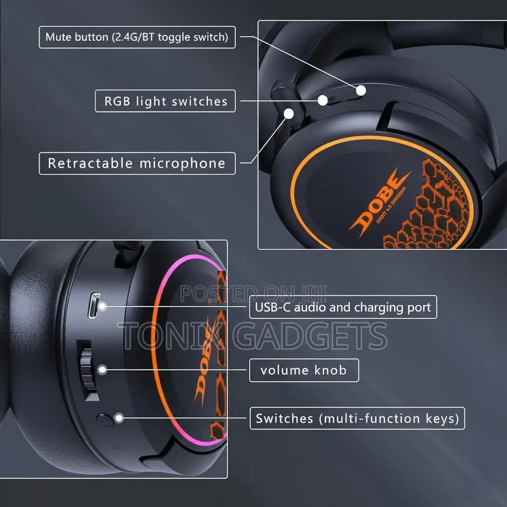Dobe Wireless Gaming Headset