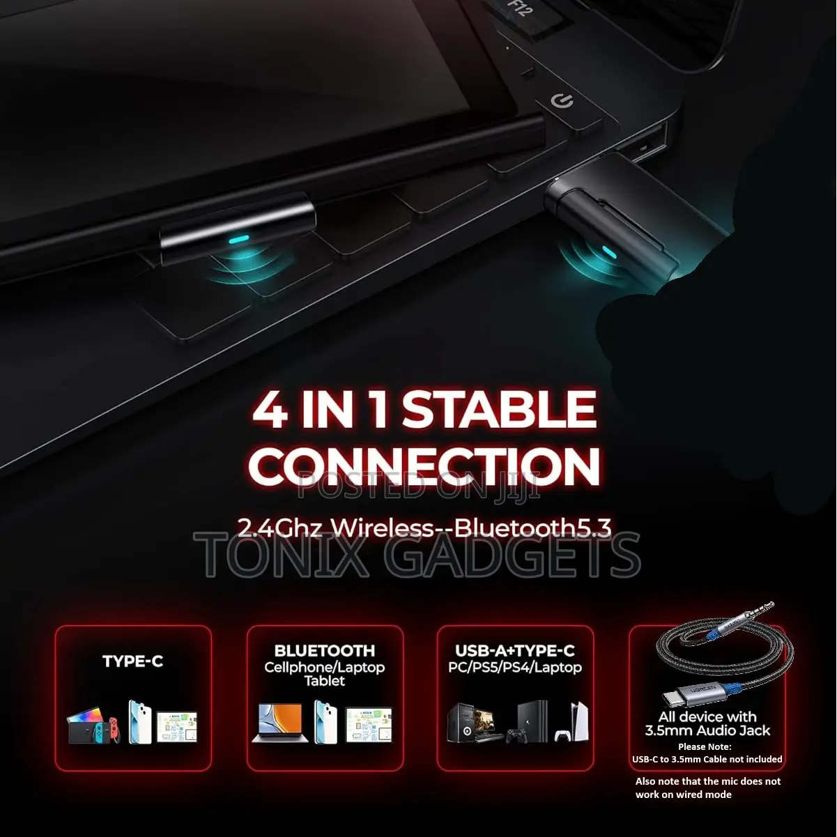 Dobe Wireless Gaming Headset