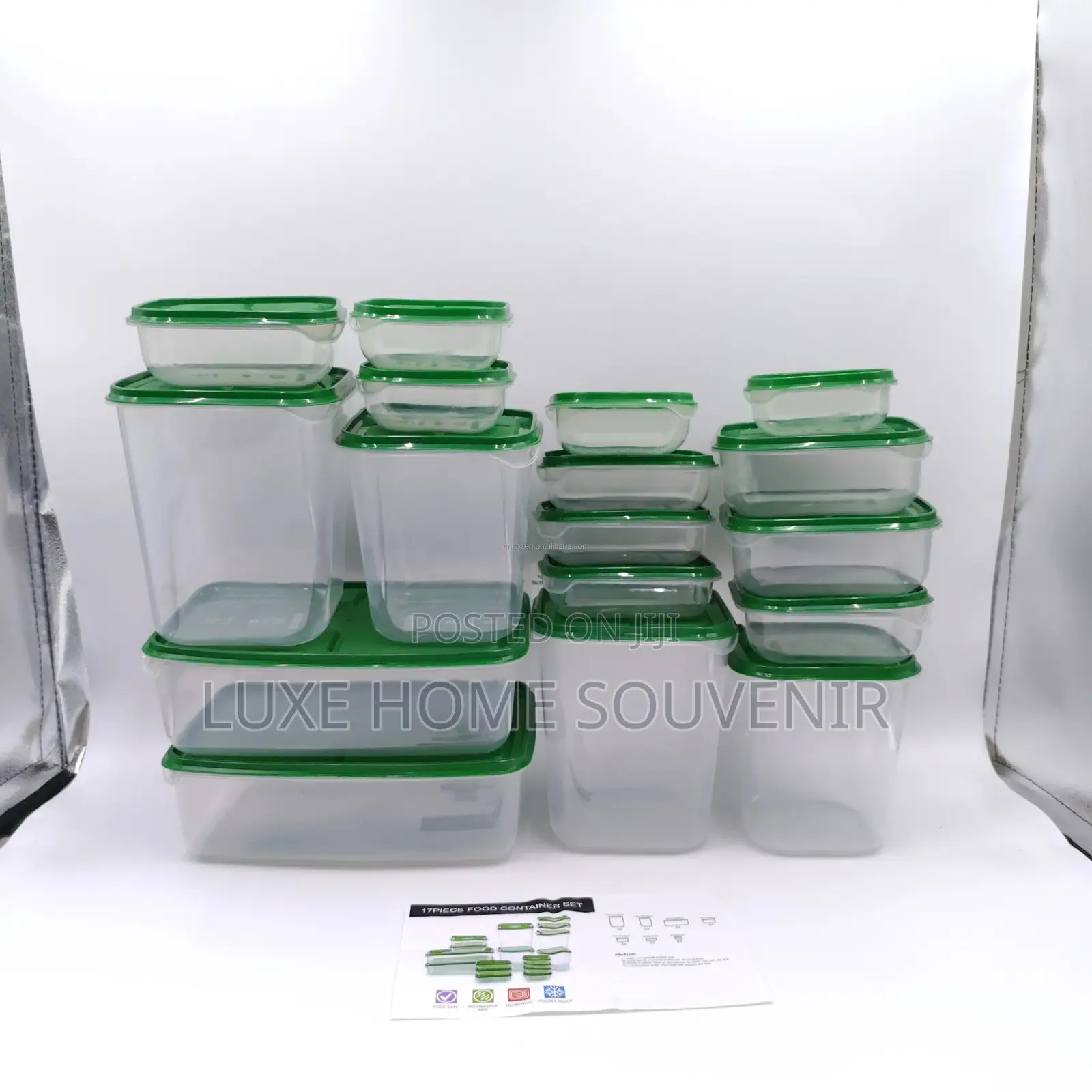 17pcs Food Storage Container/Plastic