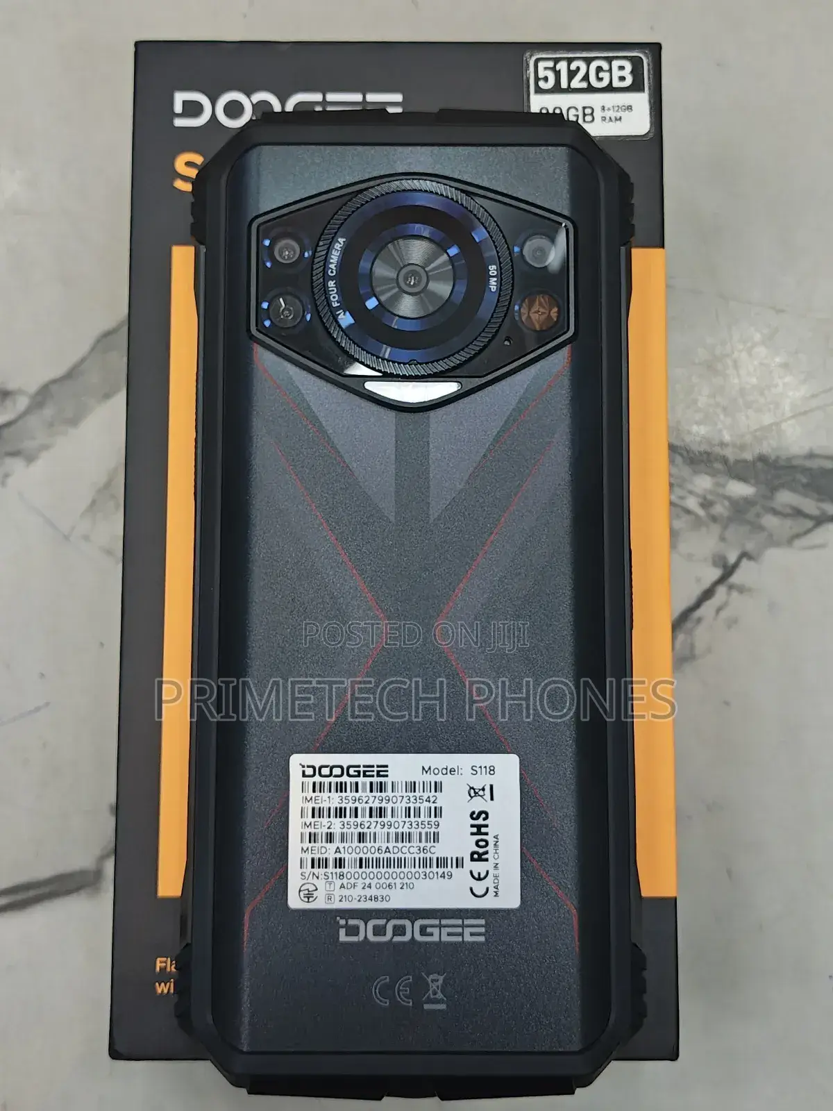 New Doogee S118 512 GB Black