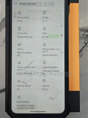 New Doogee S118 512 GB Black