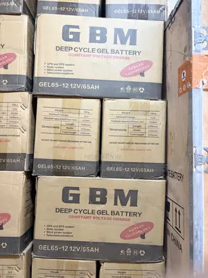 65ah GBM Dry Cell Solar Battery 12v System