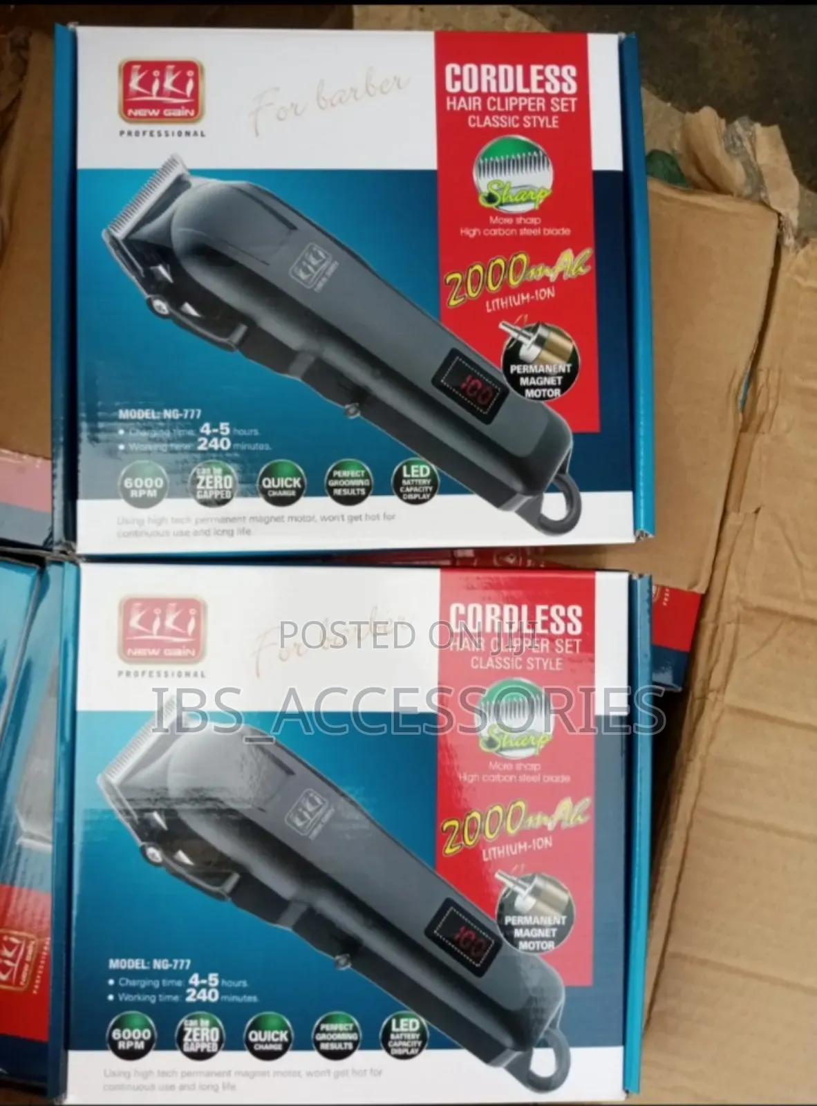 Kiki Rechargeable Clippper