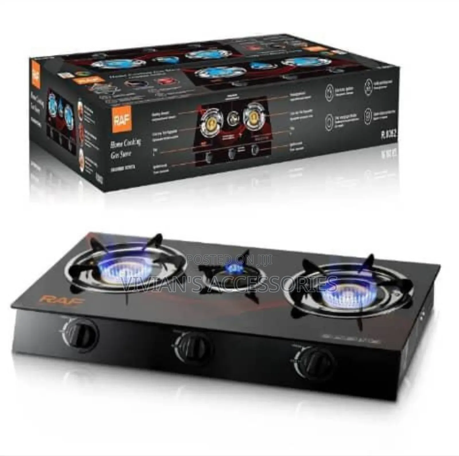 Three Burner Raf Gas