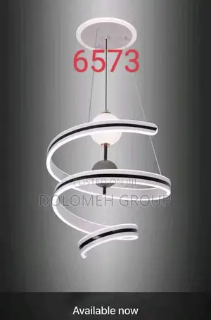 Spiral Dropping Led Light Chandelier