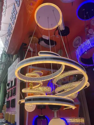 Spiral Dropping Led Light Chandelier