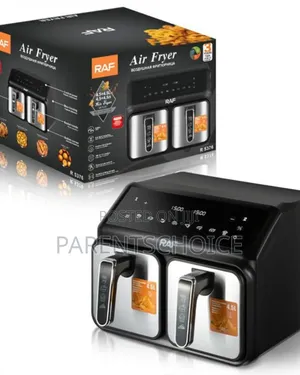Raf Essential Air Fryer R.5376, 2200 Watt, 9 Liter, 220v, 50hz, Black