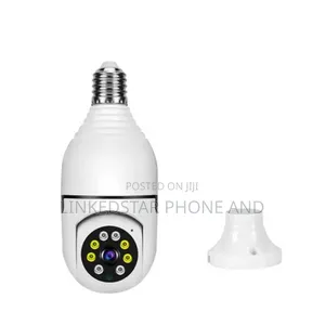 Ausno CCTV Bulb-Camera 360 Degree PTZ Wireless Surveillance