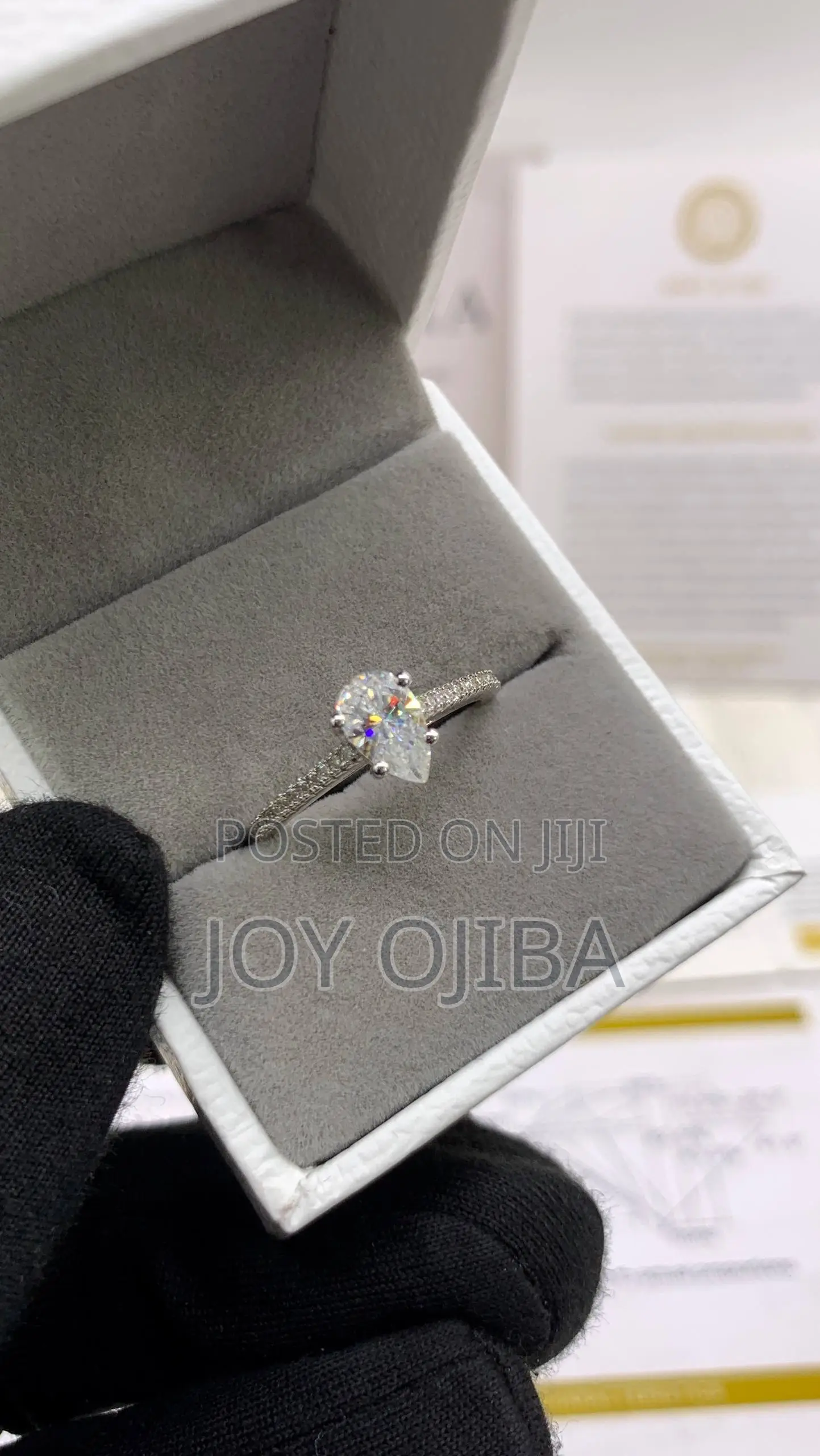 Moissanite Wedding Ring / His and Hers