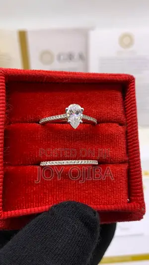 Moissanite Wedding Ring / His and Hers
