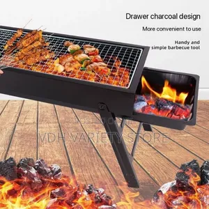 Charcoal Indoor/Outdoor Bbq Grill With Drawer