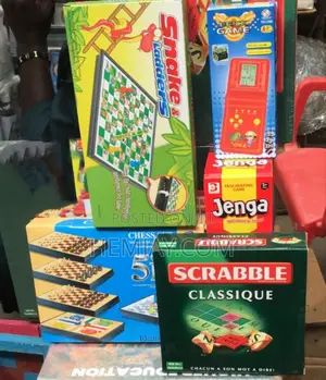 Kids Games "Jenga, Scrabble, Snake Ladder, Brick Game, 5in1 Game