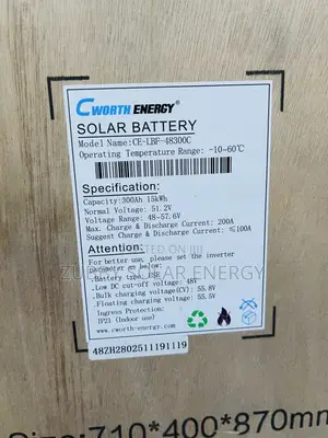15kwh 48v C Worth Energy Lithium Battery