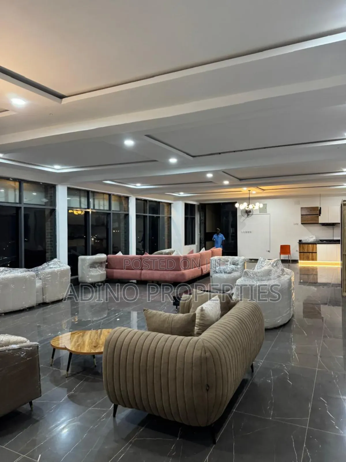 Full Set of Sofas With Pillow