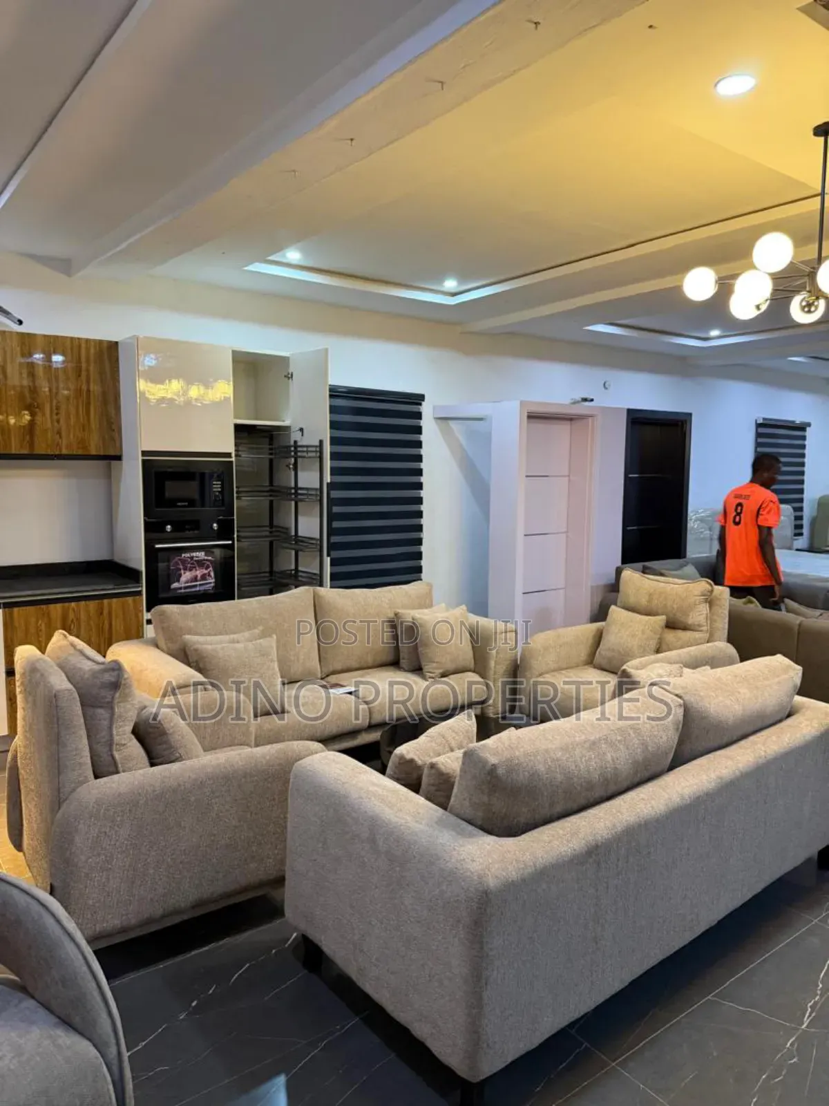 Full Set of Sofas With Pillow