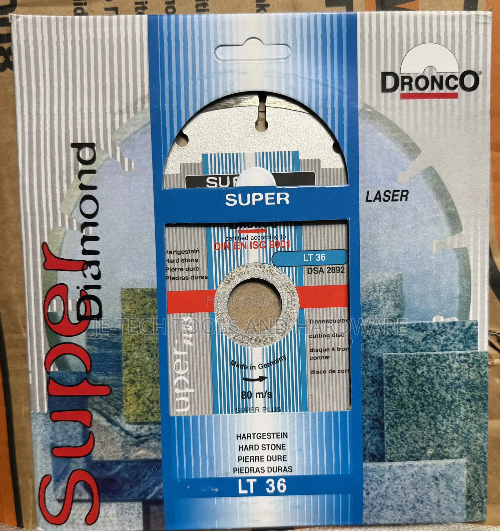 Super Diamond  Dronco Concrete Cutting Disc 9”