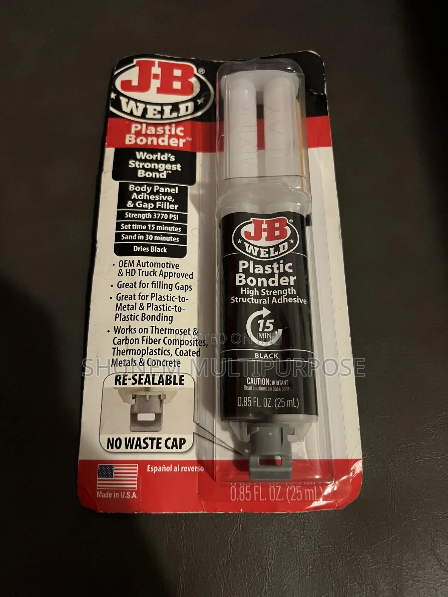 Jb Weld Plastic Bonder
