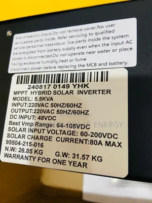 5.5kva 48v Yohako Hybrid Inverter