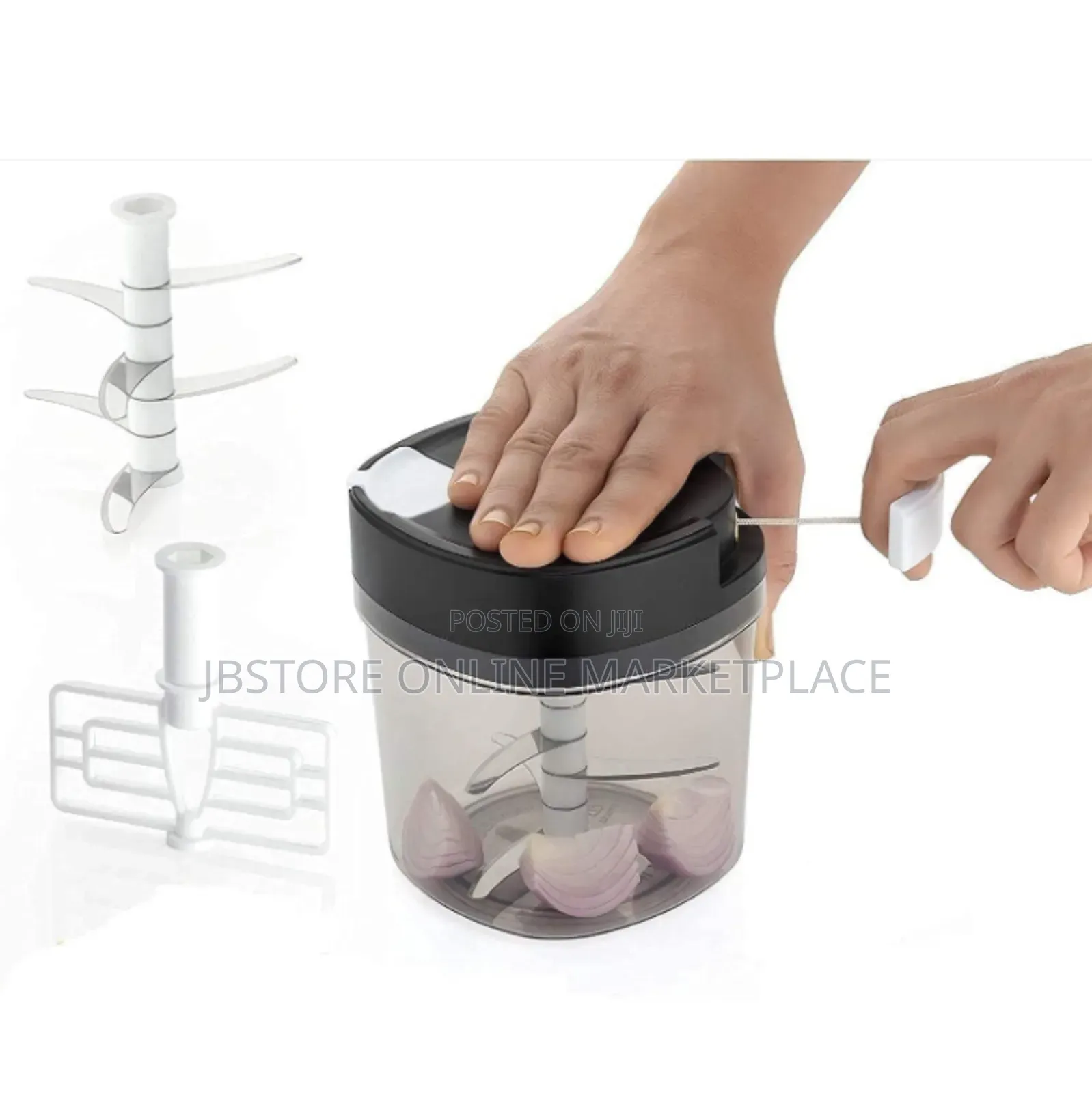 Mini Manual Vegetable Chopper 900ml With 5blades