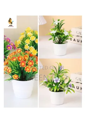 Artificial Flower Vase for Decor