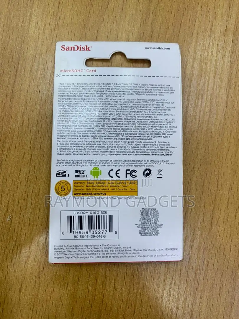 Sandisk Microsdhc Card – Durable & Secure Storage 16gb