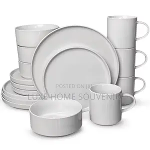 16pcs Stoneware Dinner Set Plate