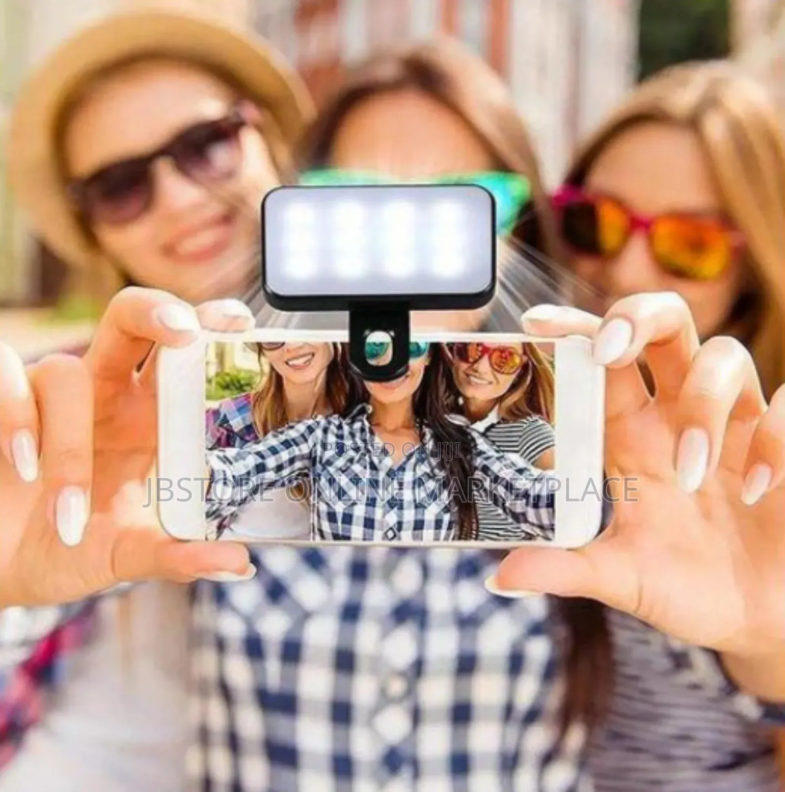 Led Cube Light With Clip For Mobile Phone