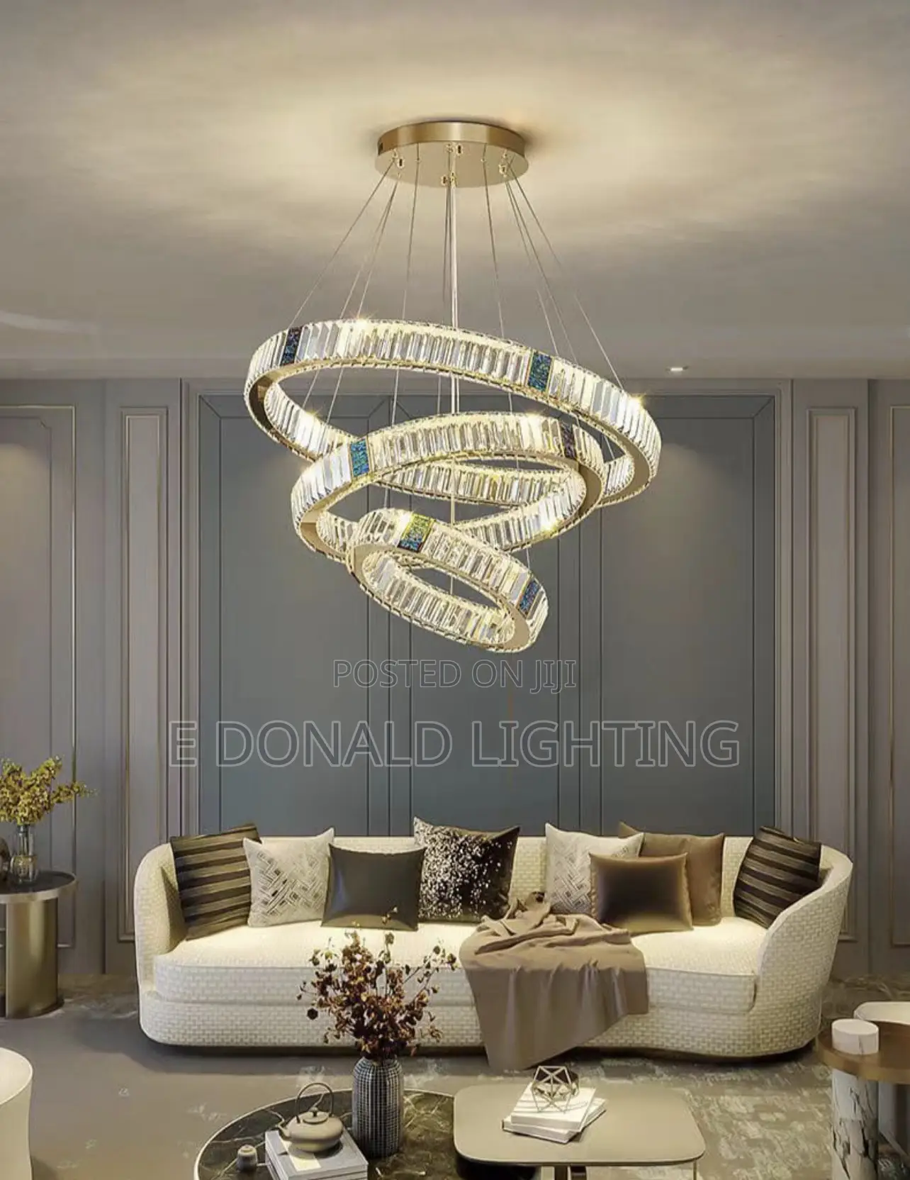 600mm 3 Step Luxury Chandelier