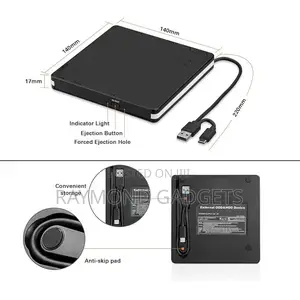 Usb 3.0 External Dvd-rw Drive – Portable Plug & Play