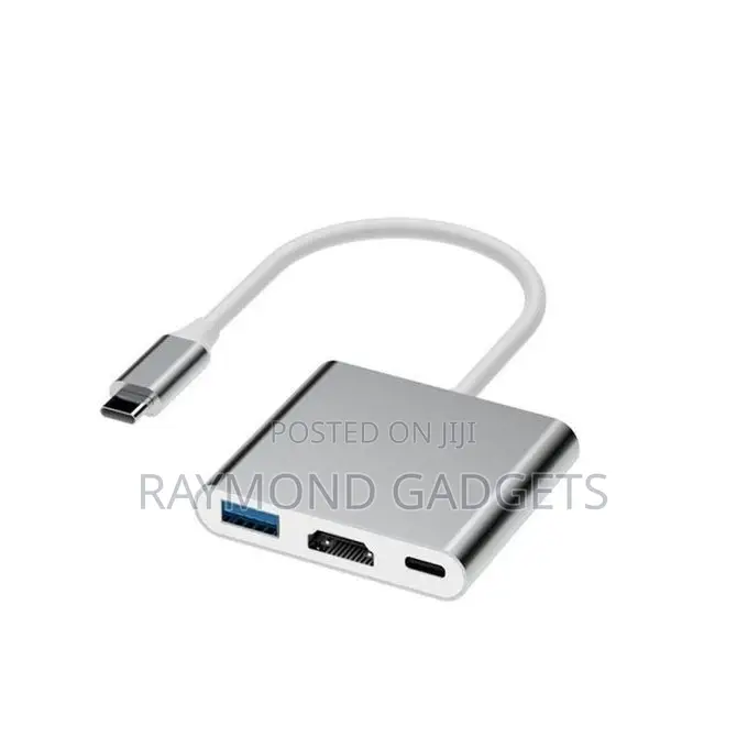 Type-c 3-in-1 Hub – 4k Hdmi, Usb 3.0, Pd Charging