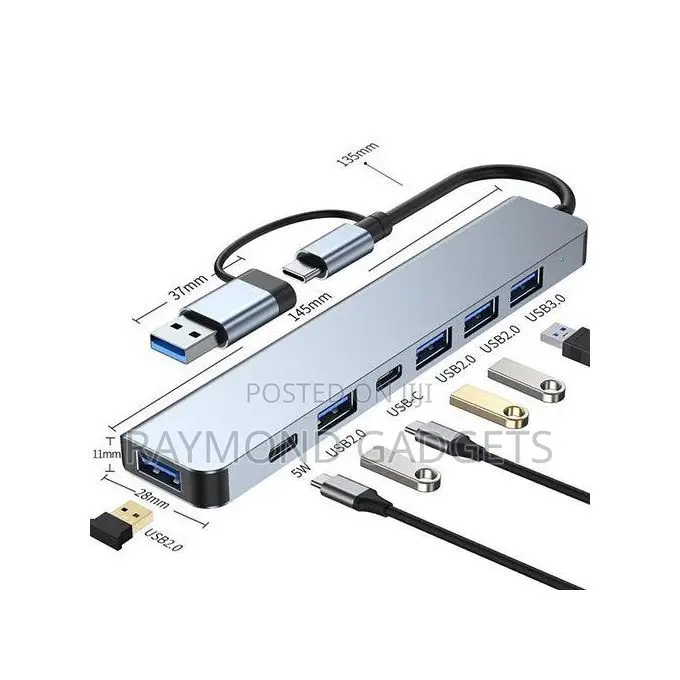 Type-c 7-in-1 Adapter – 4k Hdmi + Card Reader