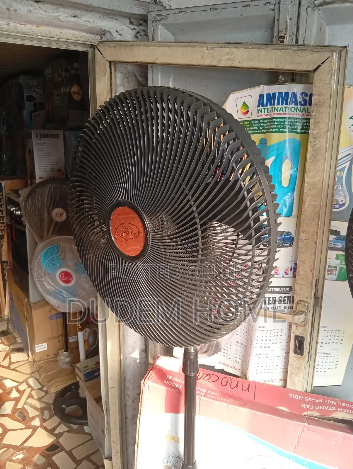 Ox Standing Fan 18 Inches Black