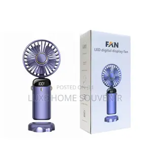 Mini Rechargeable Handheld Fan With Timer