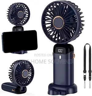 Mini Rechargeable Handheld Fan With Timer