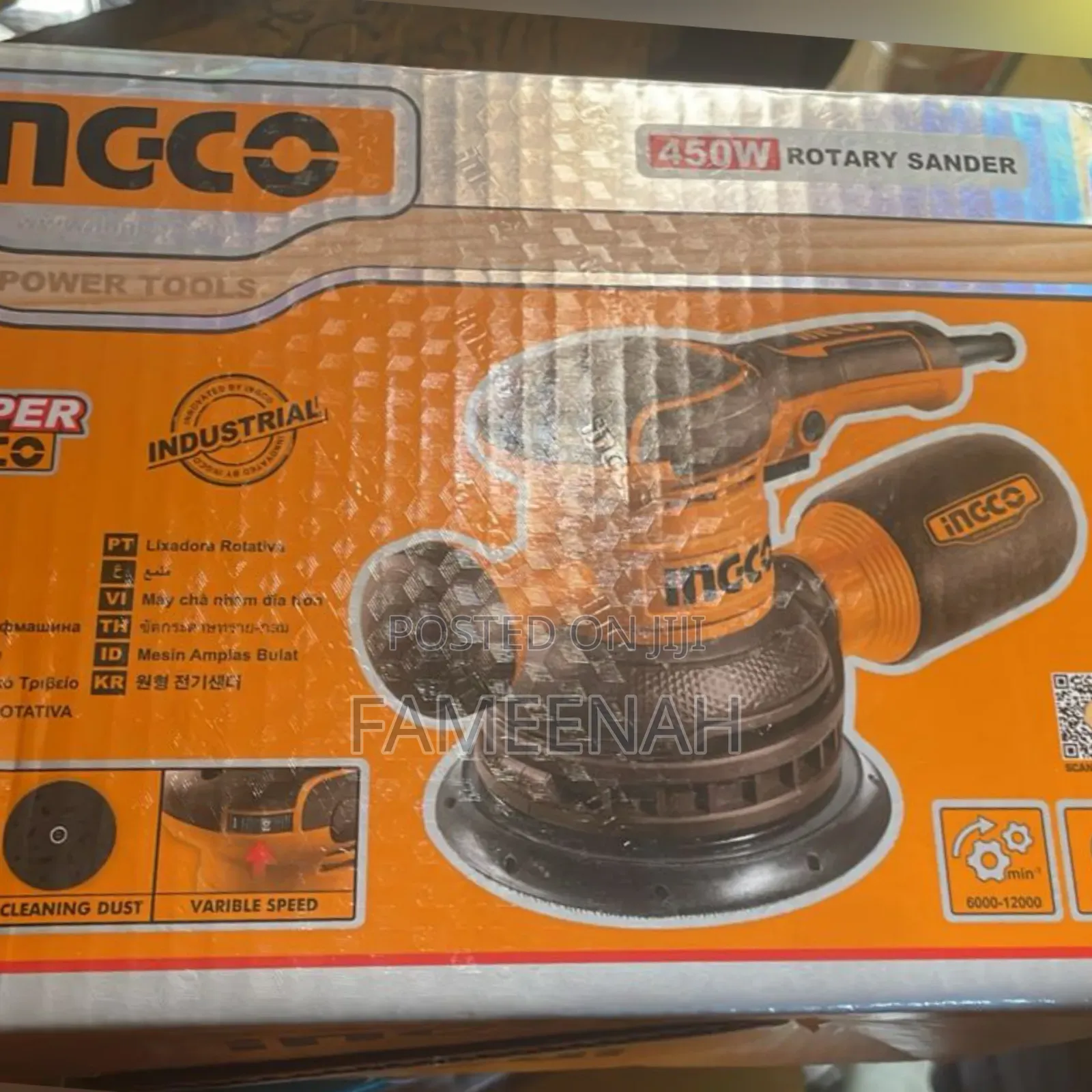 Ingco Rotary Sandpaper Machine 150mm (6")