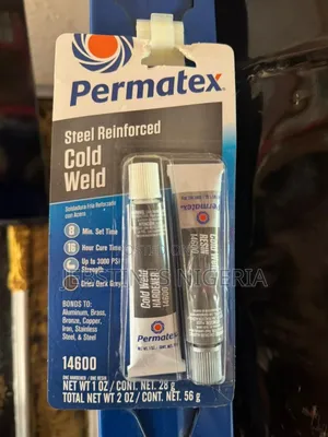 Permatex
[
Steel Reinforced
Cold Weld ]