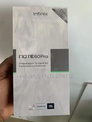 New Infinix Note 60 Pro 256 GB Gray