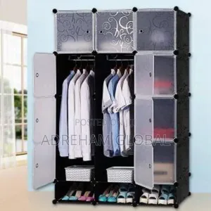 3pertition Heavy Duty Plastic Wardrobe