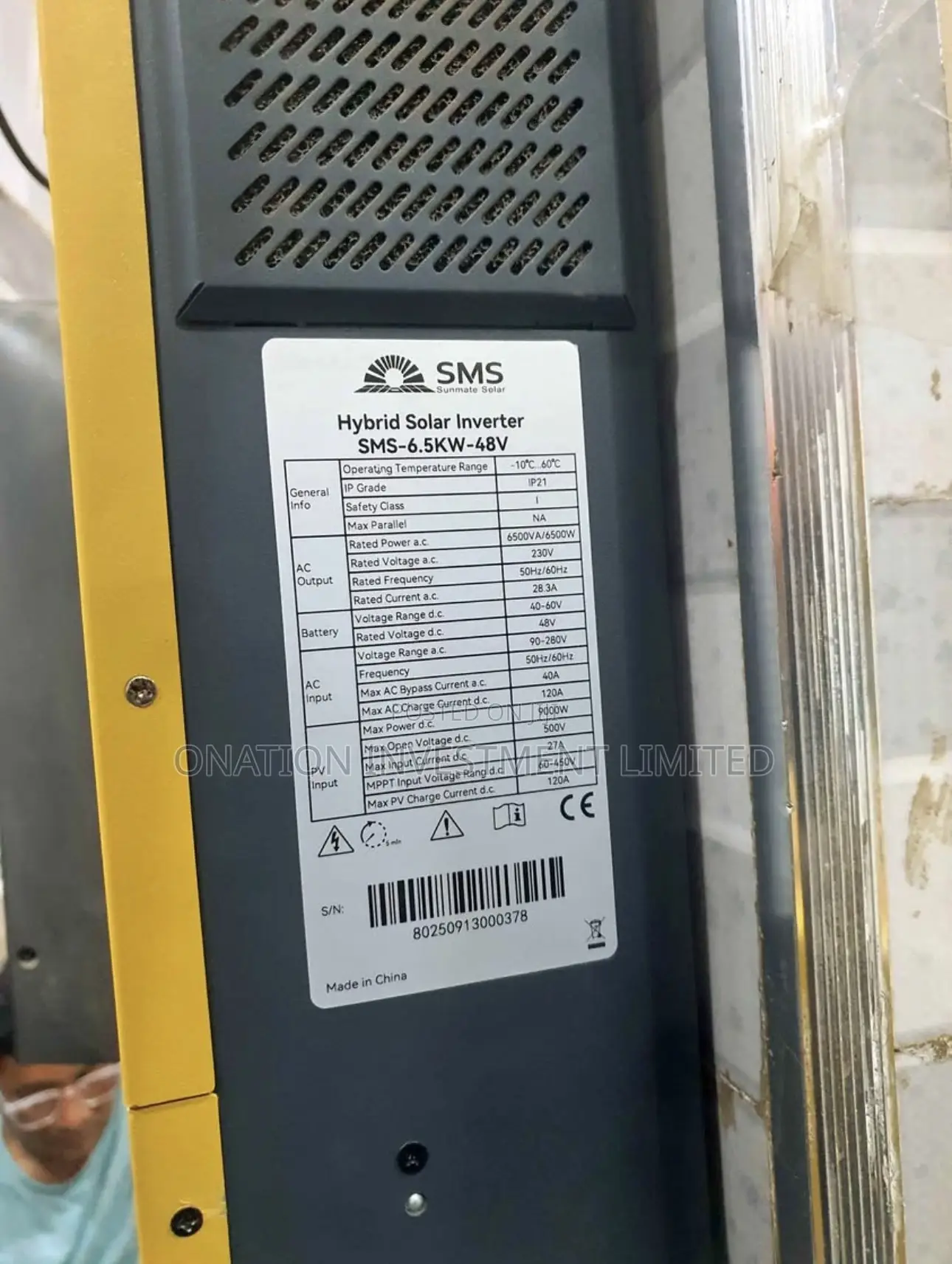 SMS 6.5kva 48v Hybrid Inverter – Powerful Solar Backup