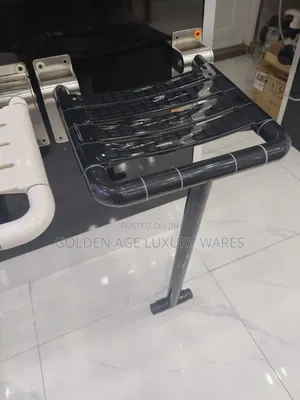 Black Toilet Seat for Elderly and Disabled