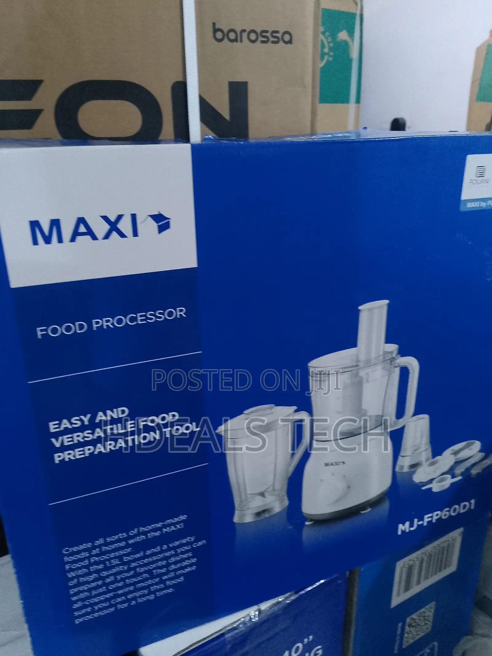 Maxi Multipurpose Food Processor–High-Speed Motor With Stainless Blade