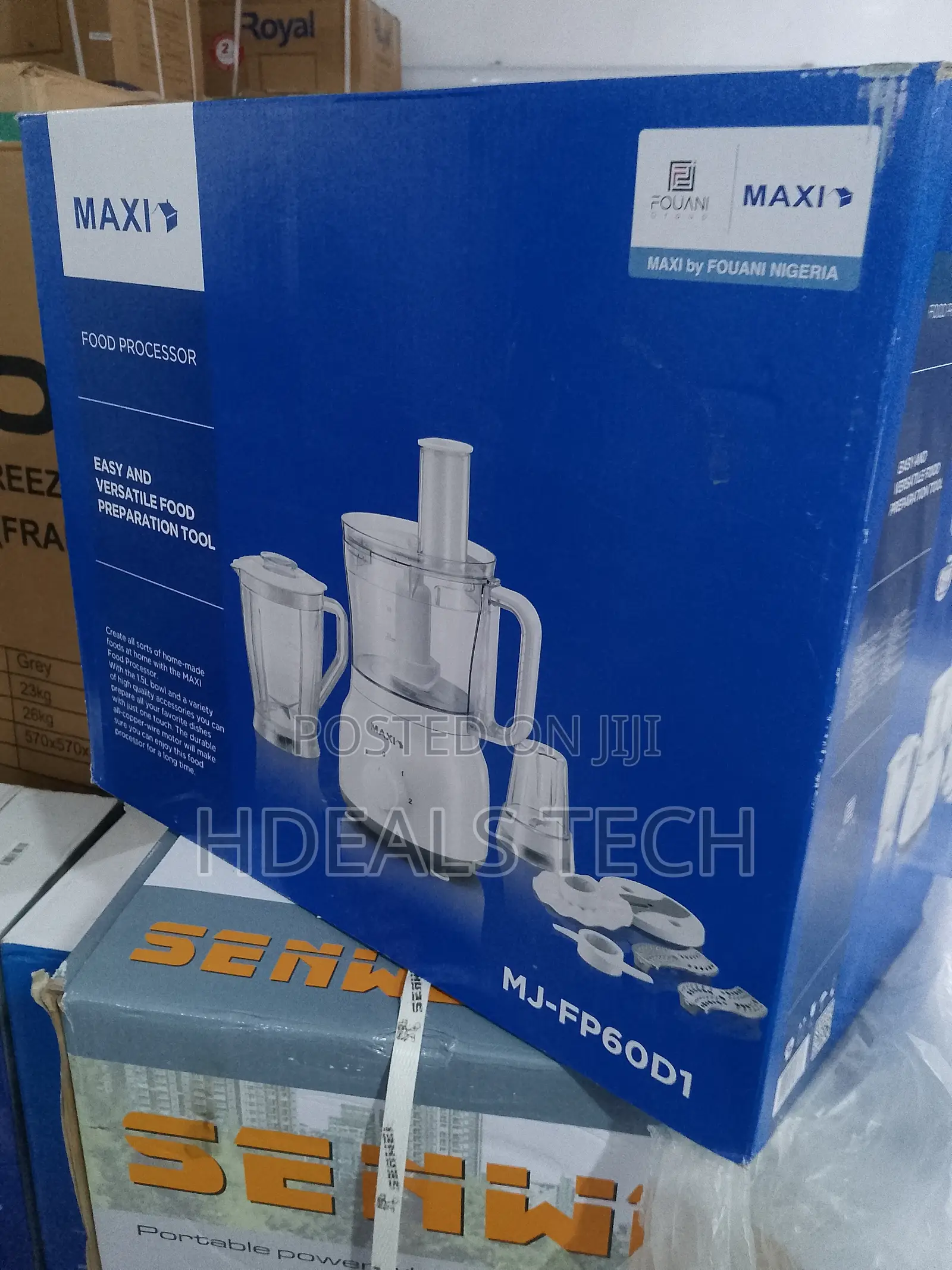 Maxi Electric Food Processor – Super Fast Blending Grinding Machine